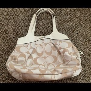Tan Coach Purse
